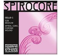 Thomastik single string for cello 4/4 Spirocore - G string spiral rope core, chrome wound, medium