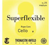 Thomastik single string for cello 4/4 Superflexible - G string steel cable core, chrome wound, strong