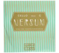 Thomastik Einzelsaite für Cello 4/4 Versum - G-Saite Seilkern, Wolfram/Chrom Umspinnung, mittel