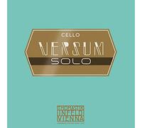 Thomastik VES43 Einzelsaite für Cello 4/4 Versum Solo - G-Saite Spiralkern, Wolfram/Chrom Umspinnung, mittel, Chrome