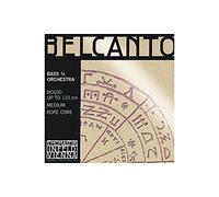 Thomastik single string for double bass 3/4 Belcanto - E-string steel cable core, chrome wound, orchestral tuning, medium