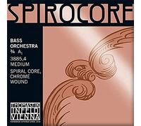 Thomastik Einzelsaite für Kontrabass 3/4 Spirocore - A-Saite Spiralkern, Chrom umsponnen, Orchesterstimmung, weich