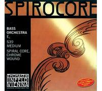 Thomastik Einzelsaite für Kontrabass 4/4 Spirocore - C-Saite (low) Spiralkern, Chrom umsponnen, Orchesterstimmung, weich