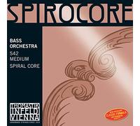 Thomastik Einzelsaite für Kontrabass 4/4 Spirocore - E-Saite Spiralkern, Chrom umsponnen, Orchesterstimmung, weich
