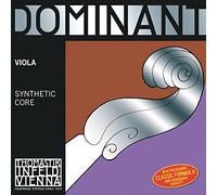 Thomastik single string for viola 4/4 Dominant - D string nylon core silver wound, soft