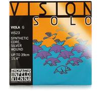 Thomastik single string for viola 4/4 Vision Solo - G string synthetic core, silver wound, medium