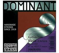 Thomastik single string for viola d'amore Dominant scale length 38.5cm - D' string resonance, steel wound