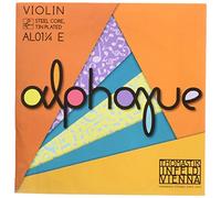 Thomastik Single string for Violin ALPHAYUE 1/4, scale 260mm/10.2" steel core - E-string steel core, pewter
