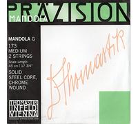 Thomastik single string G 173medium (1 pair) polished chrome steel band, flatwound for mandola precision set 174medium