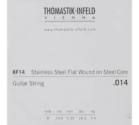 Thomastik single string H2 .014fw stainless steel flat wire on steel core KF14 for classical guitar Classic S Series set KF110