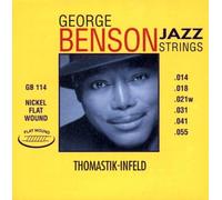 Thomastik single string H2 .018 plain steel, brass plated P18 for electric guitar George Benson Jazz set GB114