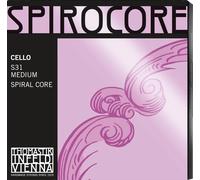 Thomastik Spirocore Cello String Set Tungsten Wound 4/4 Size Med.