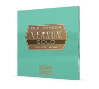 Thomastik string set for cello 4/4 Versum Solo - set A+D string, steel wire, winding made of special alloy, medium