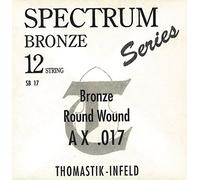 Thomastik Thomasitk single string A .043rw bronze with silk inlay roundwound SB43 for acoustic guitar Spectrum set SB111, SB211