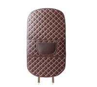 THOMIX 2PCS Car Anti-kick Protector Mats for MINI Countryman One/Cooper/Cooper S, Car Seat Back Protector Leather Backrest Anti-Kick Pads Car Seat Protective Cushion Accessories,Long-Coffee