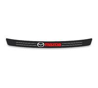 THOMIX Car Boot Sill Protector for Mazda 2 3 5 6, M2 M6, CX-5, MX-5 - Rear Bumper Stickers, Carbon Fiber Door Sill Scuff Plate, Paint Protection, Styling Decorative Accessories, Black