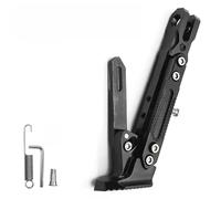 THOMIX Motorcycle Kickstand for Triumph Tiger 1050 2007-2020, CNC Aluminum Alloy Tripod Holder Kickstand Foot Side Support Stand, Adjustable Length, Easy Installation,A Black