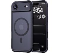 Thomo Magnetic Compatible with iPhone Air Case [Full Camera Protection] [Compatible with Magsafe] Military-Grade Shockproof, Anti-Fingerprint Translucent Matte Phone Case,Black