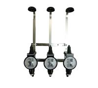 Thompson Cooper Ltd- Wall 3 Bracket Set + 3 x Metric Optic Dispensers, Bar, Home bar (3 x 50 ml metric measures)