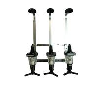 Thompson Cooper ltd-Wall 3 Bracket Set + 3 x Optic Dispensers, Home bar, Spirit Measures (3 x 35ml Optic Measure)