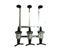 Thompson Cooper ltd-Wall 3 Bracket Set + 3 x Optic Dispensers, Home bar, Spirit Measures (3 x 50ml Optic Measure)