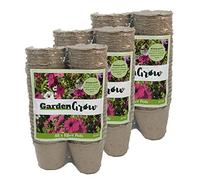 Thompson & Morgan Garden Biodegradable Plant Fibre Seed Pots for Seeds, Seedlings & Cuttings, An Eco-friendly Alternative to Plastic (144)
