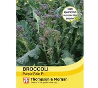 Thompson & Morgan Broccoli Tz 7035 Purple Sprouting 1 Seed Packet (40 Seeds)