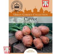Thompson & Morgan Carrot Paris Market Atlas 25 Percent 1 Seed Packet (500 Seeds)