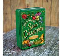 Thompson & Morgan Garden Gift - Green Seed Storage Collection Tin