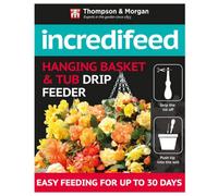 IncrediFeed Hanging Basket & Tub Drip Feeder Quick, Easy to Use for Better Healthy Plant Growth Greener Leaves More Flowers, 1 x 30ml Bottle by Thompson and Morgan (1)