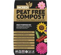 Thompson & Morgan Incredipeatfree Premium Peat Free Compost With Incredibloom Fertiliser Slow Release Feed Made In Britain
