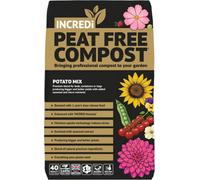 Thompson & Morgan Incredipeatfree Premium Potato Compost 40L Peat-Free With Slow-Release Nutrients And Incredicrop Fertiliser Garden Compost