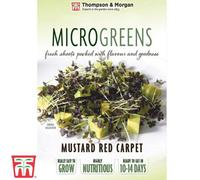 Thompson & Morgan Microgreens Mustard Red Carpet 1 Seed Packet