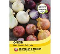 Thompson & Morgan Onion Four Colour Onion 1 Seed Packet, Multi