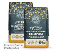Thompson & Morgan Rocketgro Peat-Free Blackgold Container & Basket Compost 40 Litre X 2 Units