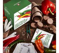 Thompson & Morgan Seed Grow Kit Red Hot Chilli + Sweet Peppers - Ideal Gift, Multi