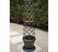 Thompson & Morgan Tower Pot Kit Blk/Gold & 25L Incredicompost