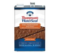 Thompson’s WaterSeal Semi-Transparent Waterproofing Wood Stain and Sealer, Chestnut Brown, 1 Gallon