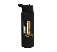 Thompson Surname American Thompson Last Name Thompson Stainless Steel Insulated Water Bottle