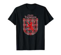 Thompson Tartan Scottish Plaid Lion Rampant T-Shirt