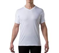 THOMPSON TEE The Sweatproof Undershirt for Men with Underarm Sweat Pads (Original Fit, V-Neck) White