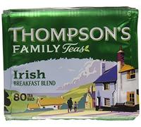 Thompson's Punjana Irish Breakfast 80 teabags (8.82oz) x 1 pack by Punjana Tea