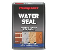 Thompsons Water Seal Clear Waterproof Protector | Fast Drying Silicone Sealer for Decking, Brick, Concrete & Stone | Stops Freeze-Thaw Damage (Clear, 5 Litre)