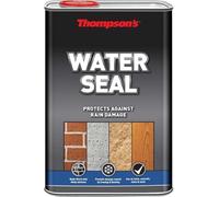 Thompsons Water Seal Clear Waterproof Protector | Fast Drying Silicone Sealer for Decking, Brick, Concrete & Stone | Stops Freeze-Thaw Damage (Clear, 1 Litre)