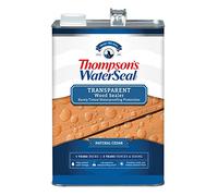 Thompson's WaterSeal Transparent Wood Treatment, Waterproofing Wood Stain and Sealer, Natural Cedar, 1 Gallon