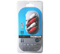 Thomson 2.5m RCA Cable Audio Connection Cable 2x RCA Plug Stereo RCA Chinch