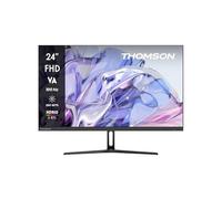 Thomson 24 Inch (60cm) Full HD Business Monitor (1920x1080), 100Hz, VA Panel, 4000:1 Contrast, 250 Nits, Adaptive Sync, Low Blue Light, HDMI & VGA, Tilt Stand, VESA 75x75, Black
