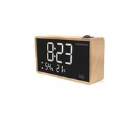 THOMSON Clock radio with CP202T projection, Temperature and humidity indicator 20 FM stations memorizable, time saving on battery