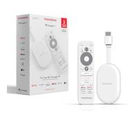 Thomson Go Cast 152UK, Google TV, 4K UHD Streaming Dongle, Voice Control, Google Cast, Dolby Atmos, Dolby Digital Plus, Wi-Fi, Multi-Plug Power Adapter, 2 GB RAM, 32 GB Storage