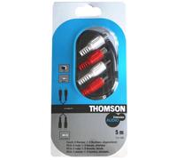 Thomson HQ Cinch Extension 5M RCA Socket To Plug Extension Cable
